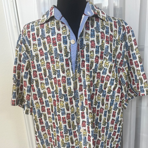 Tommy Bahama - The Coconut Multi Tini Tiki Monkey Shirt in size M - Picture 1 of 7